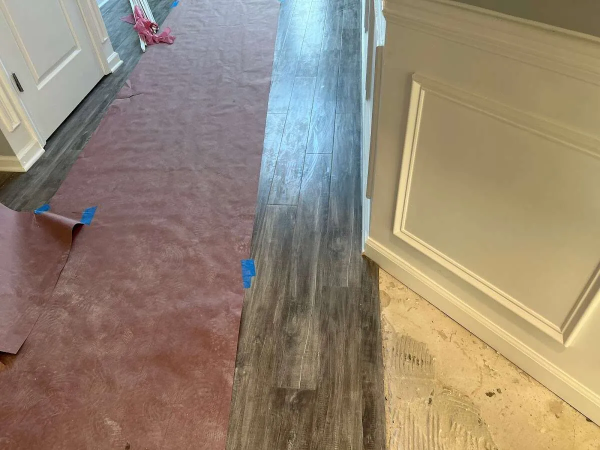 Completed marble shower restoration in Weston